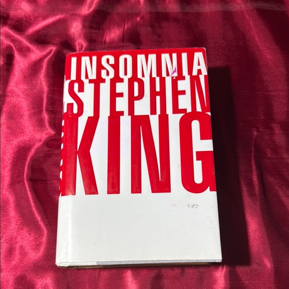 Other - Stephen King 'Insomnia' Hardcover Book